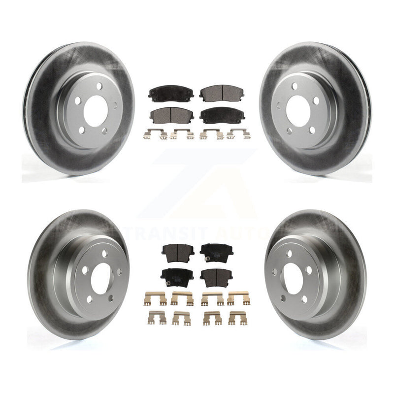 Transit Auto KGT-100761 Disc Brake Kit for 2005-2023 Dodge Charger, Dodge Challenger and More - Front and Rear