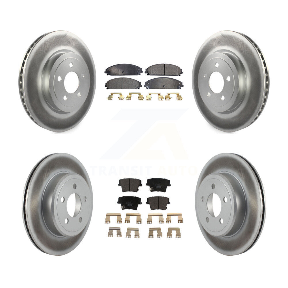 Transit Auto KGT-100764 Disc Brake Kit for 2005-2023 Dodge Challenger, Dodge Charger and More - Front and Rear