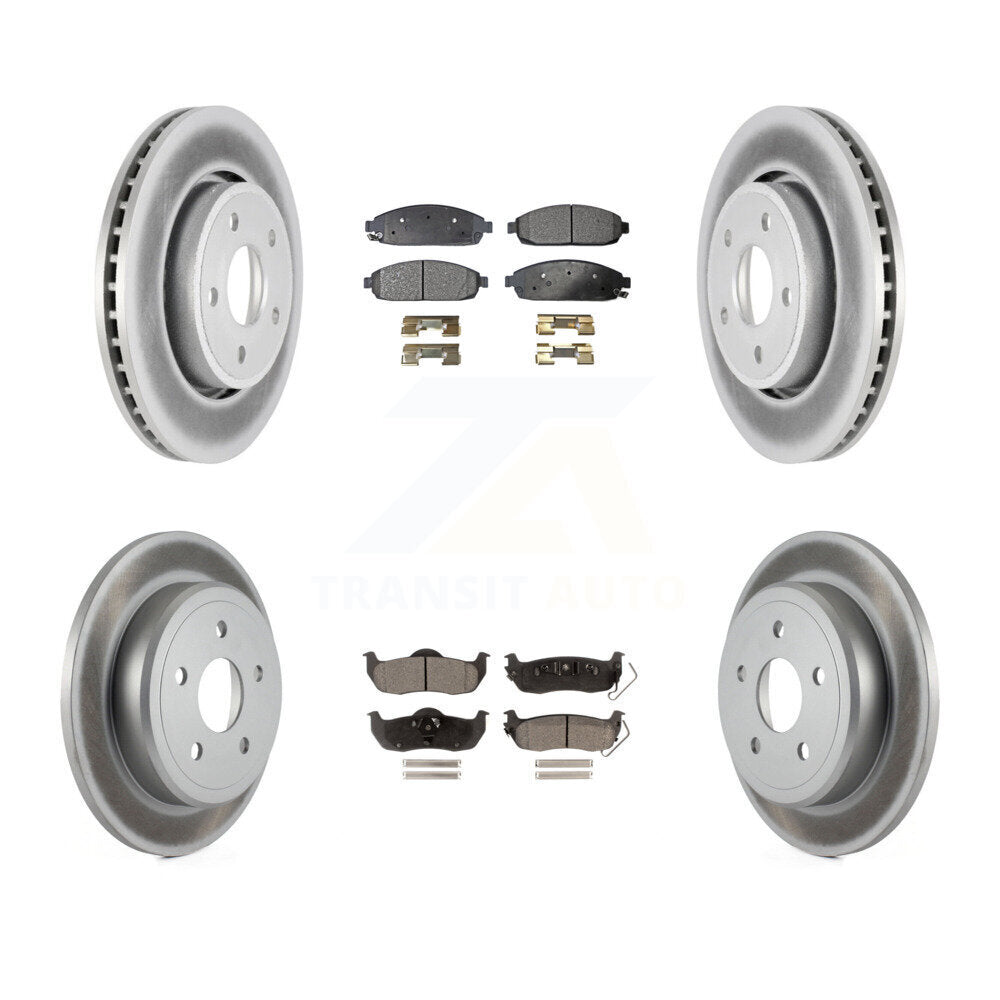 Transit Auto KGT-100766 Disc Brake Kit for 2005-2010 Jeep Grand Cherokee, Jeep Commander - Front and Rear