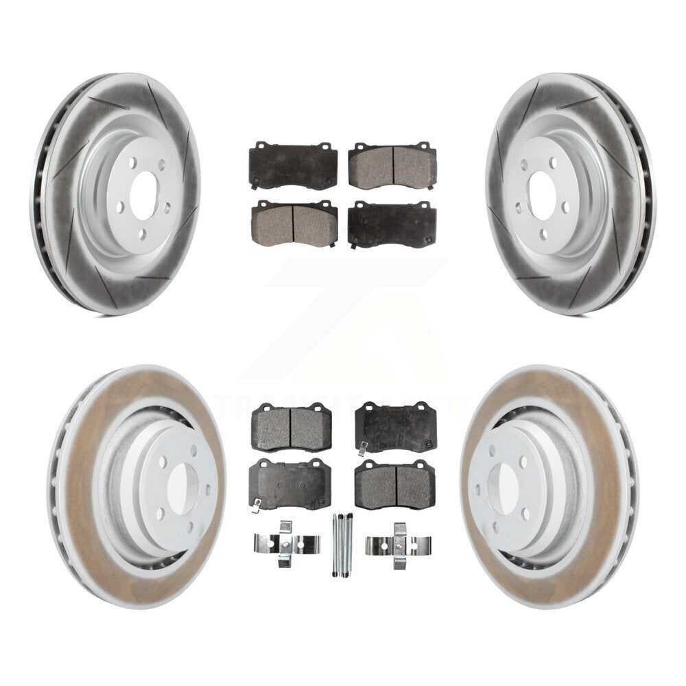 Transit Auto KGT-100767 Disc Brake Kit for 2005-2023 Dodge Challenger, Dodge Charger and More - Front and Rear