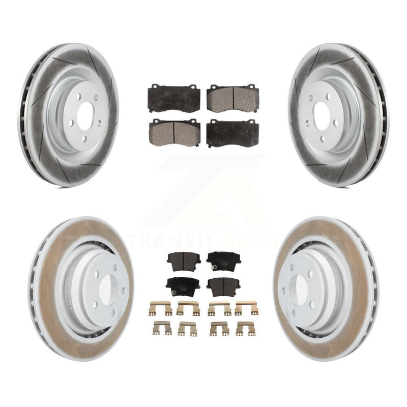 Transit Auto KGT-100768 Disc Brake Kit for 2015 Dodge Charger - Front and Rear