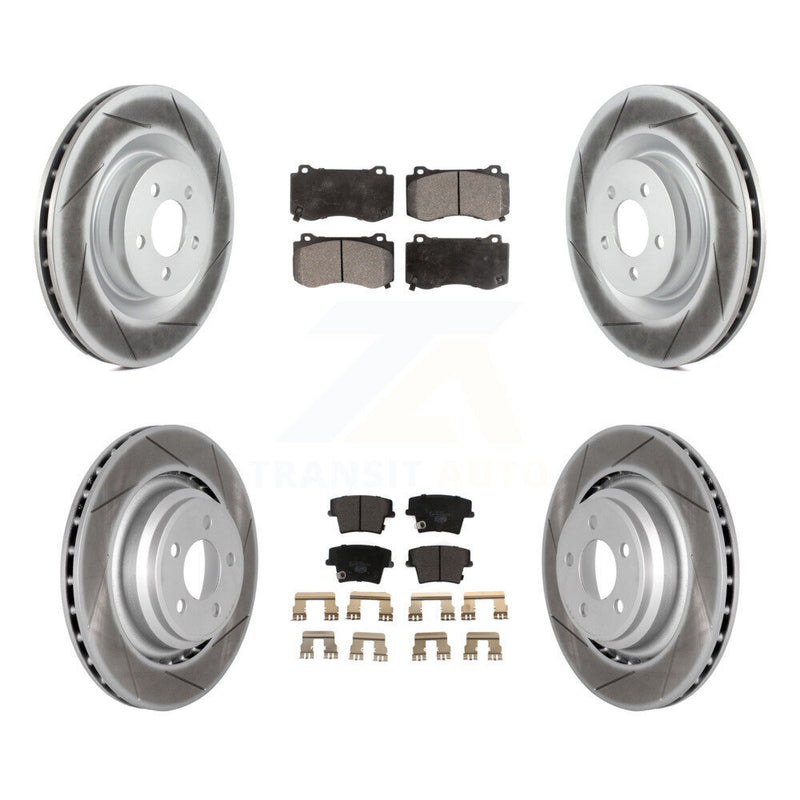 Transit Auto KGT-100770 Disc Brake Kit for 2015 Dodge Charger - Front and Rear