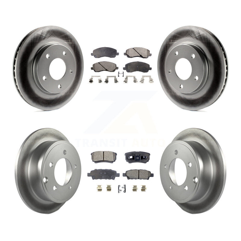 Transit Auto KGT-100773 Disc Brake Kit for 2007-2016 Mitsubishi Lancer, Dodge Caliber - Front and Rear