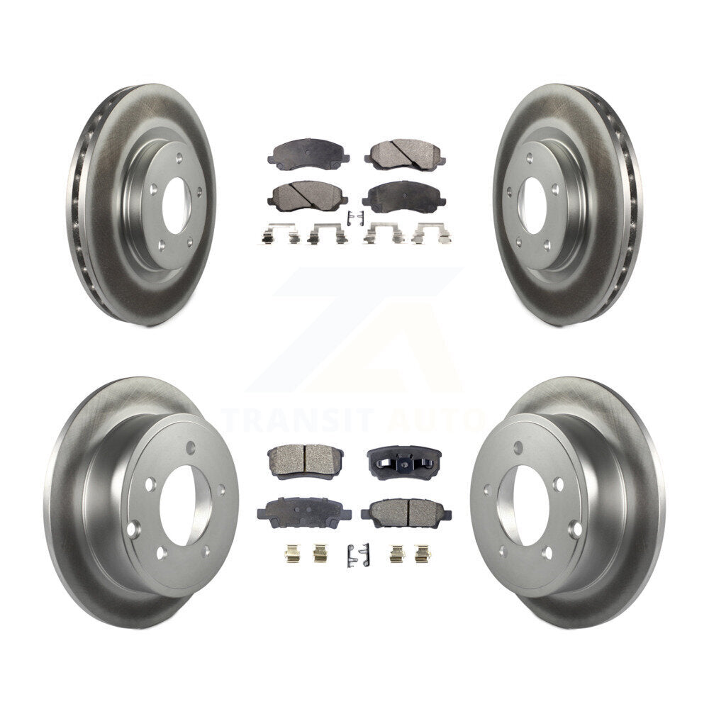 Transit Auto KGT-100775 Disc Brake Kit for 2007-2017 Chrysler 200, Dodge Caliber and More - Front and Rear