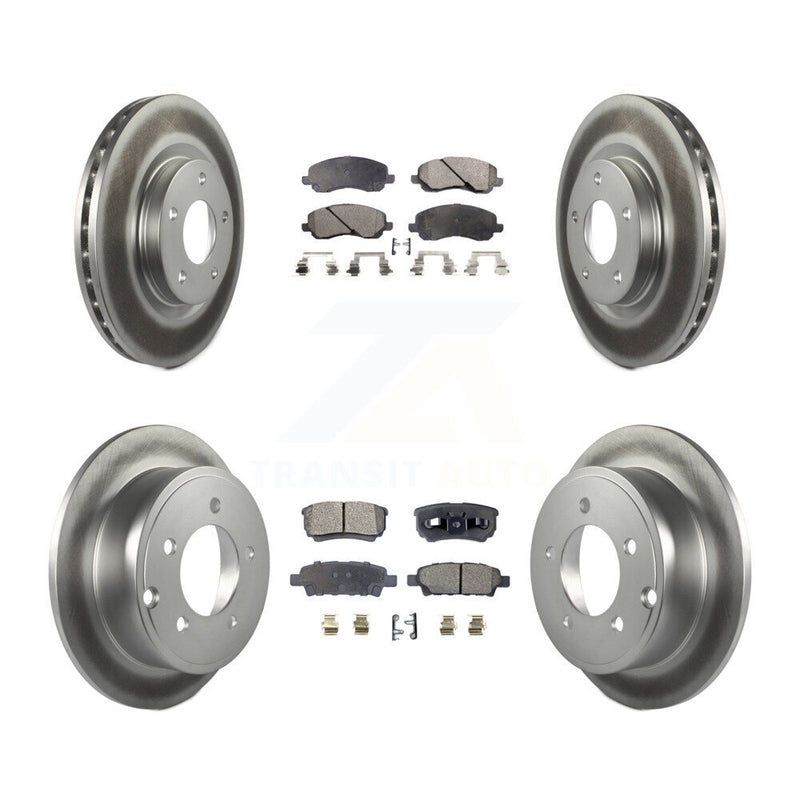 Transit Auto KGT-100775 Disc Brake Kit for 2007-2017 Chrysler 200, Dodge Caliber and More - Front and Rear