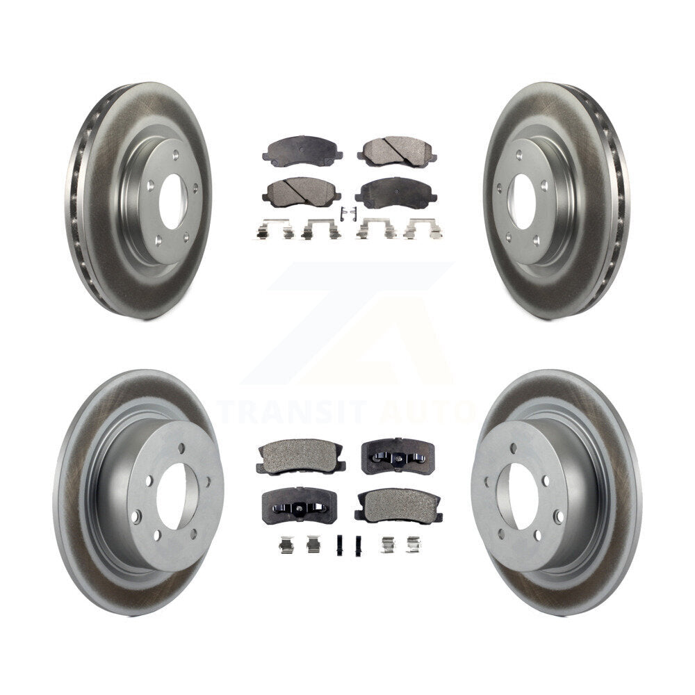 Transit Auto KGT-100776 Disc Brake Kit for 2007-2017 Mitsubishi Lancer, Mitsubishi Outlander and More - Front and Rear