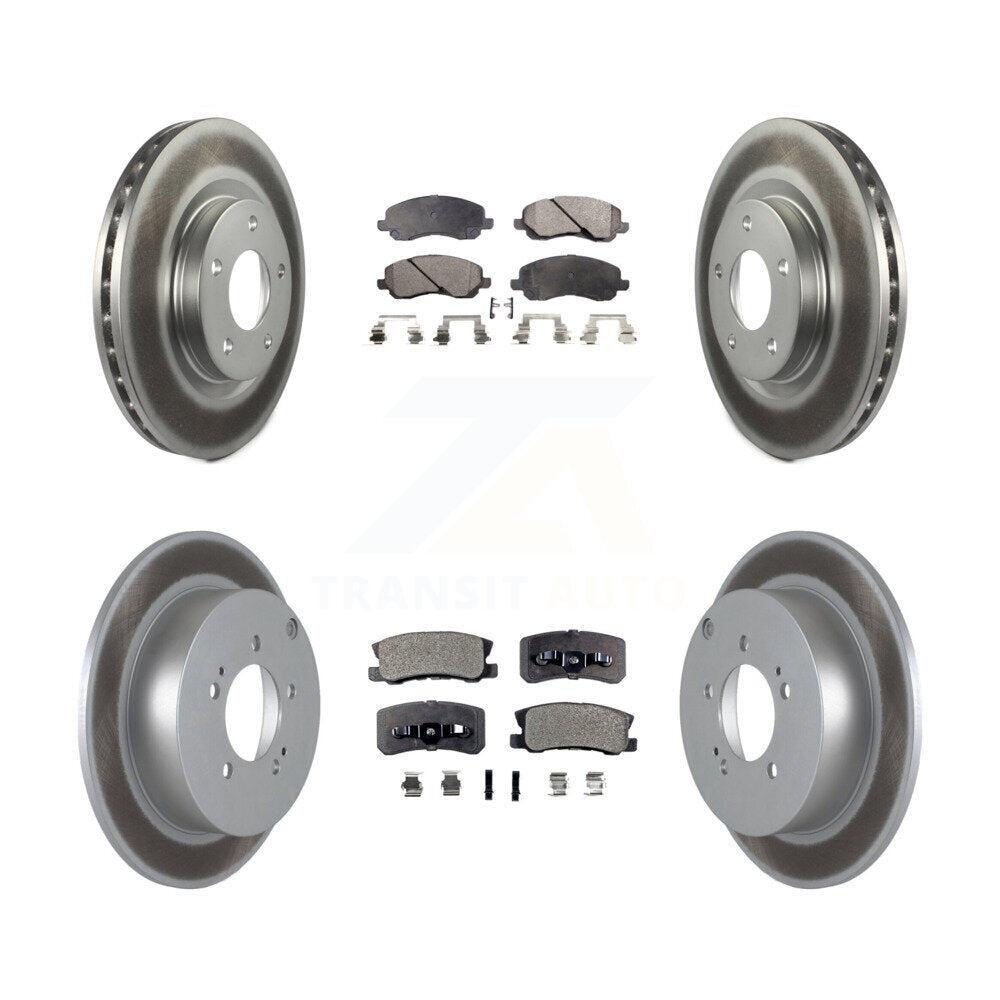 Transit Auto KGT-100778 Disc Brake Kit for 2007-2013 Mitsubishi Outlander - Front and Rear