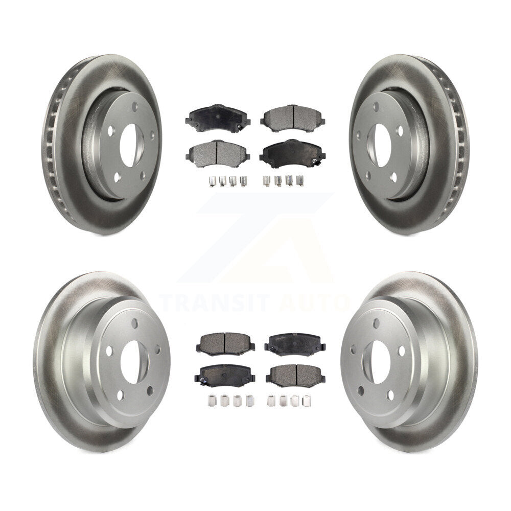 Transit Auto KGT-100780 Disc Brake Kit for 2007-2017 Jeep Wrangler - Front and Rear