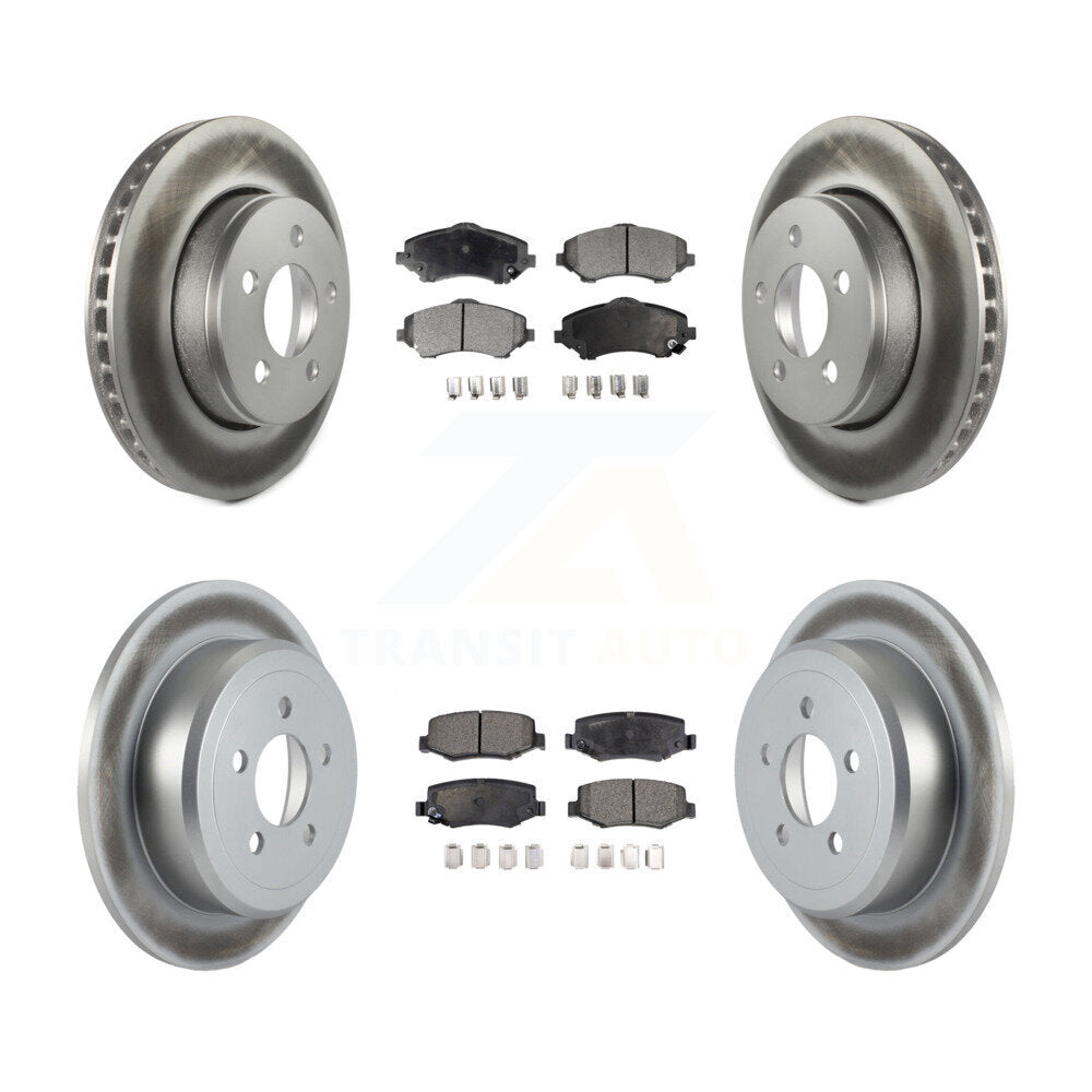 Transit Auto KGT-100781 Disc Brake Kit for 2007-2012 Dodge Nitro, Jeep Liberty - Front and Rear