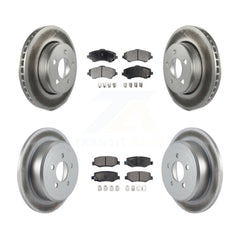 Transit Auto KGT-100781 Disc Brake Kit for 2007-2012 Dodge Nitro, Jeep Liberty - Front and Rear