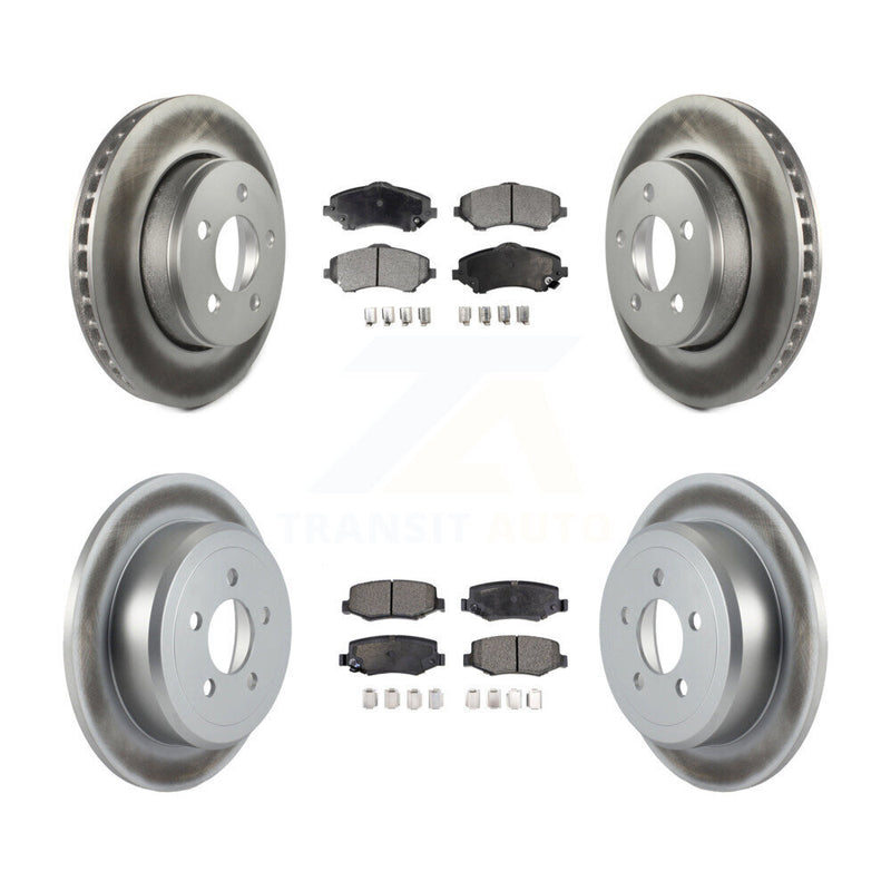 Transit Auto KGT-100781 Disc Brake Kit for 2007-2012 Dodge Nitro, Jeep Liberty - Front and Rear