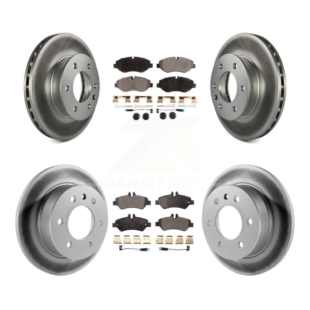 Transit Auto KGT-100782 Disc Brake Kit for 2007-2018 Mercedes-Benz Sprinter 2500, Dodge Sprinter 2500, Freightliner Sprinter 2500 - Front and Rear