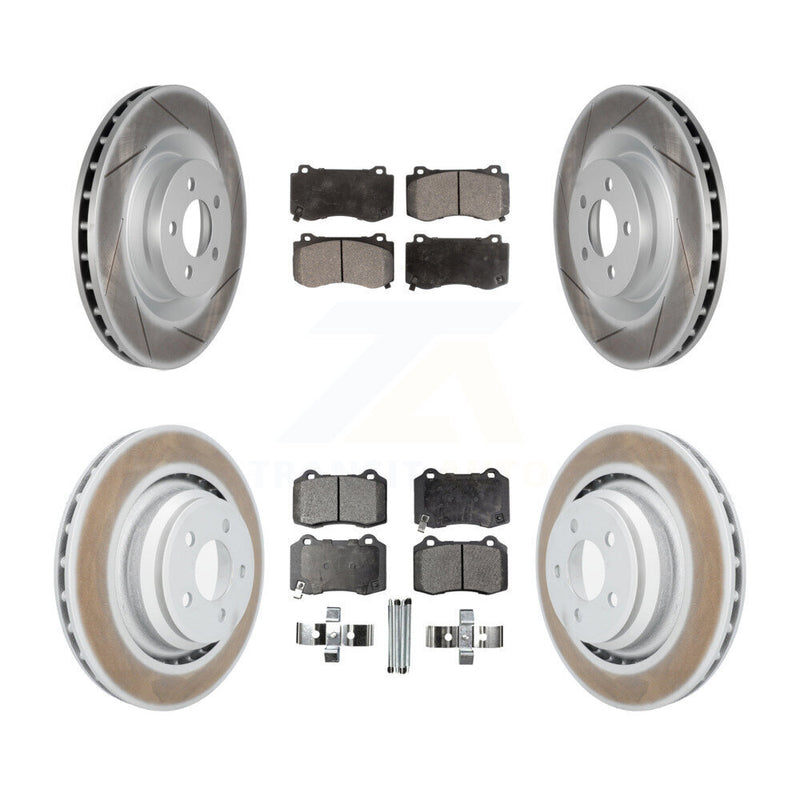 Transit Auto KGT-100784 Disc Brake Kit for 2005-2023 Dodge Challenger, Dodge Charger and More - Front and Rear