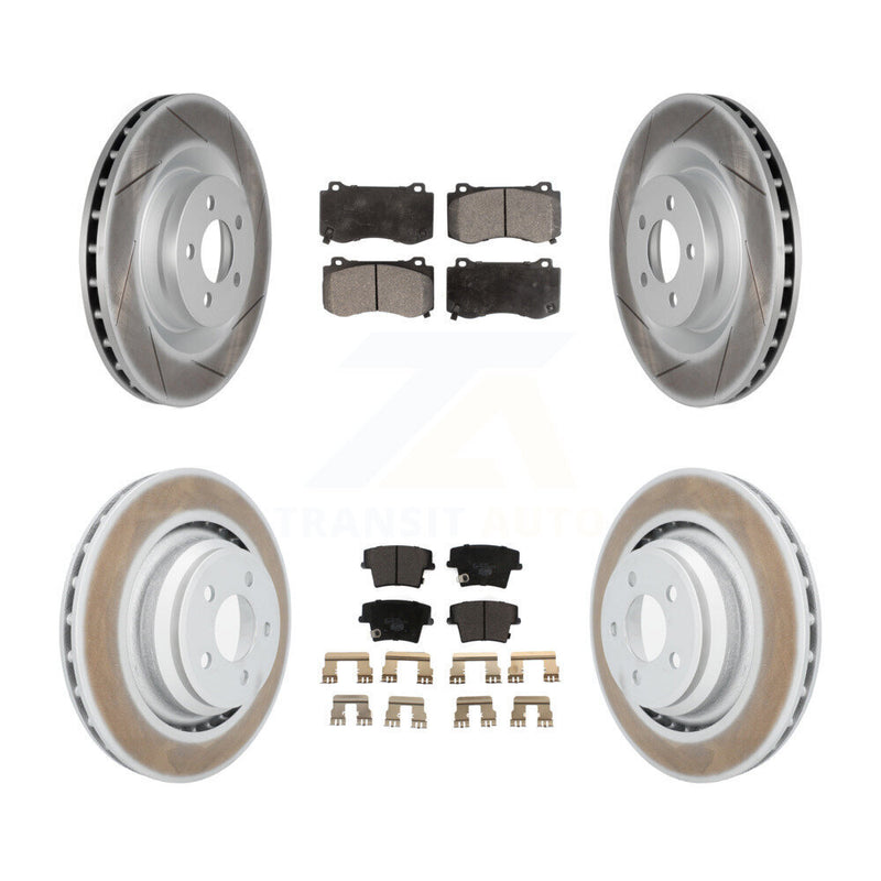 Transit Auto KGT-100785 Disc Brake Kit for 2015 Dodge Charger - Front and Rear