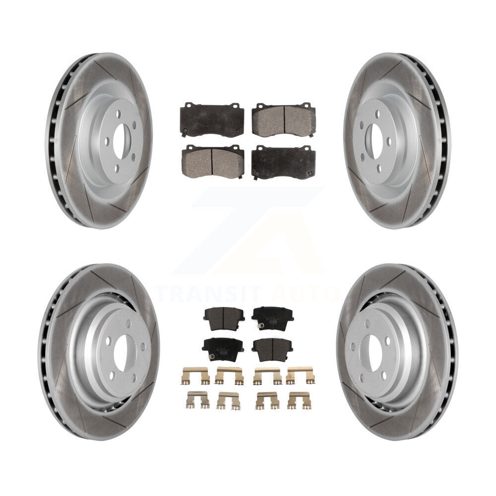 Transit Auto KGT-100787 Disc Brake Kit for 2015 Dodge Charger - Front and Rear