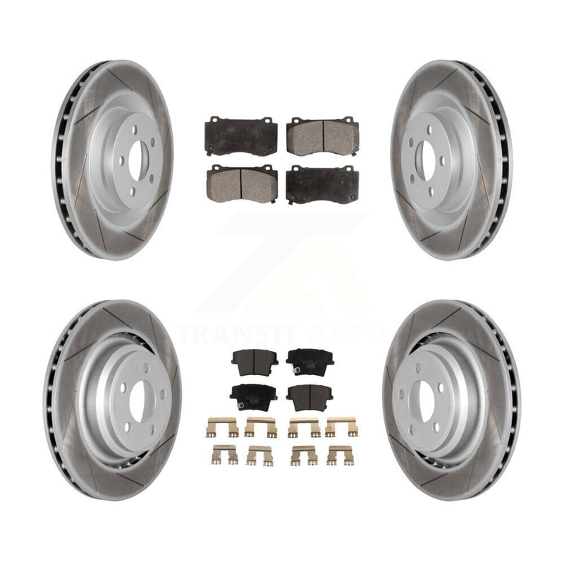 Transit Auto KGT-100787 Disc Brake Kit for 2015 Dodge Charger - Front and Rear