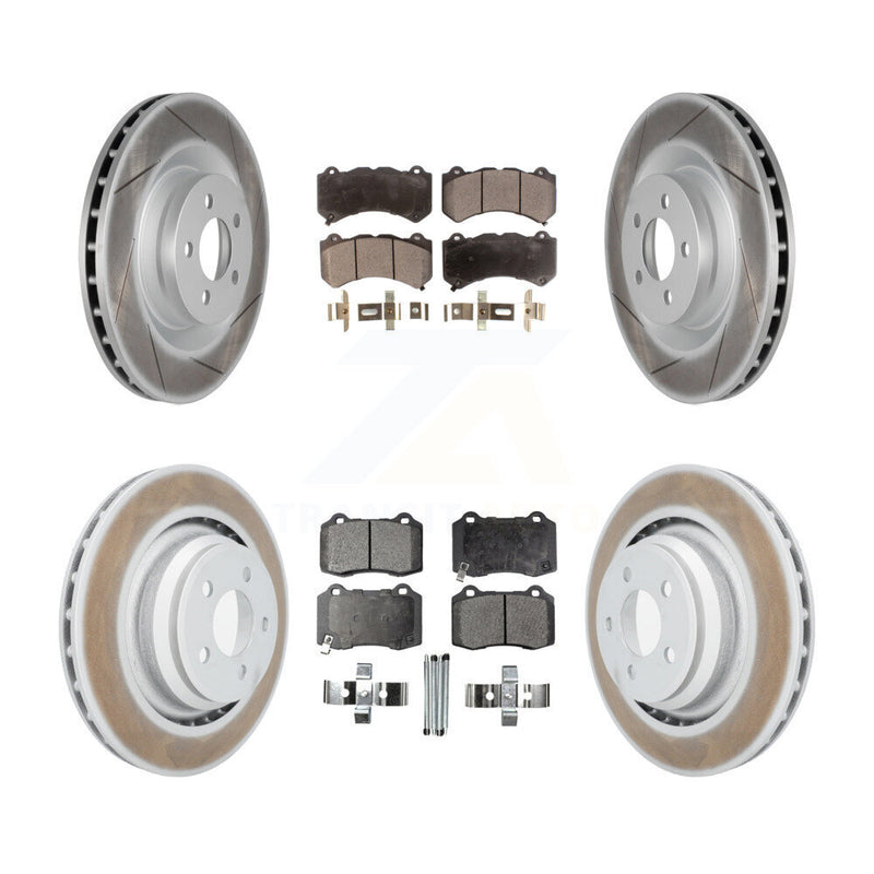 Transit Auto KGT-100788 Disc Brake Kit for 2015-2021 Dodge Charger, Dodge Challenger - Front and Rear