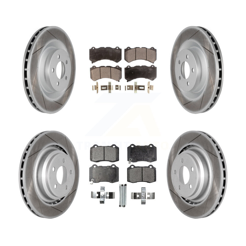 Transit Auto KGT-100789 Disc Brake Kit for 2015-2021 Dodge Charger, Dodge Challenger - Front and Rear