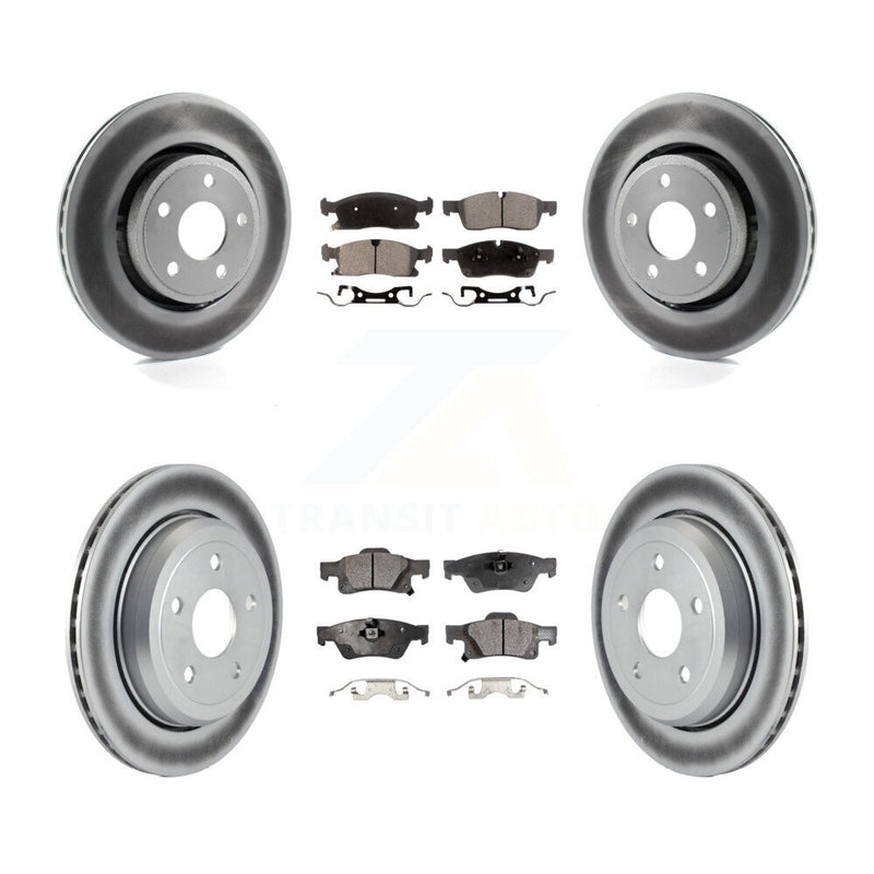 Transit Auto KGT-100793 Disc Brake Kit for 2022 Jeep Grand Cherokee WK - Front and Rear
