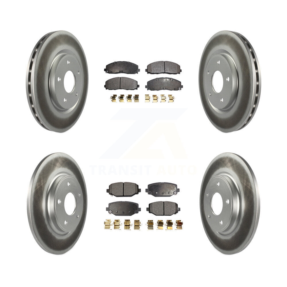 Transit Auto KGT-100795 Disc Brake Kit for 2012-2020 Dodge Grand Caravan, Dodge Journey and More - Front and Rear