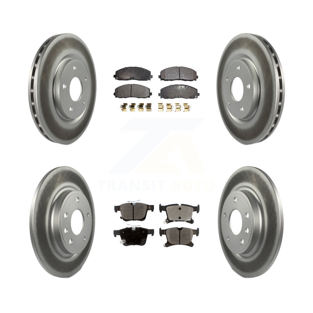 Transit Auto KGT-100796 Disc Brake Kit for 2017-2024 Chrysler Grand Caravan, Chrysler Voyager, Chrysler Pacifica - Front and Rear