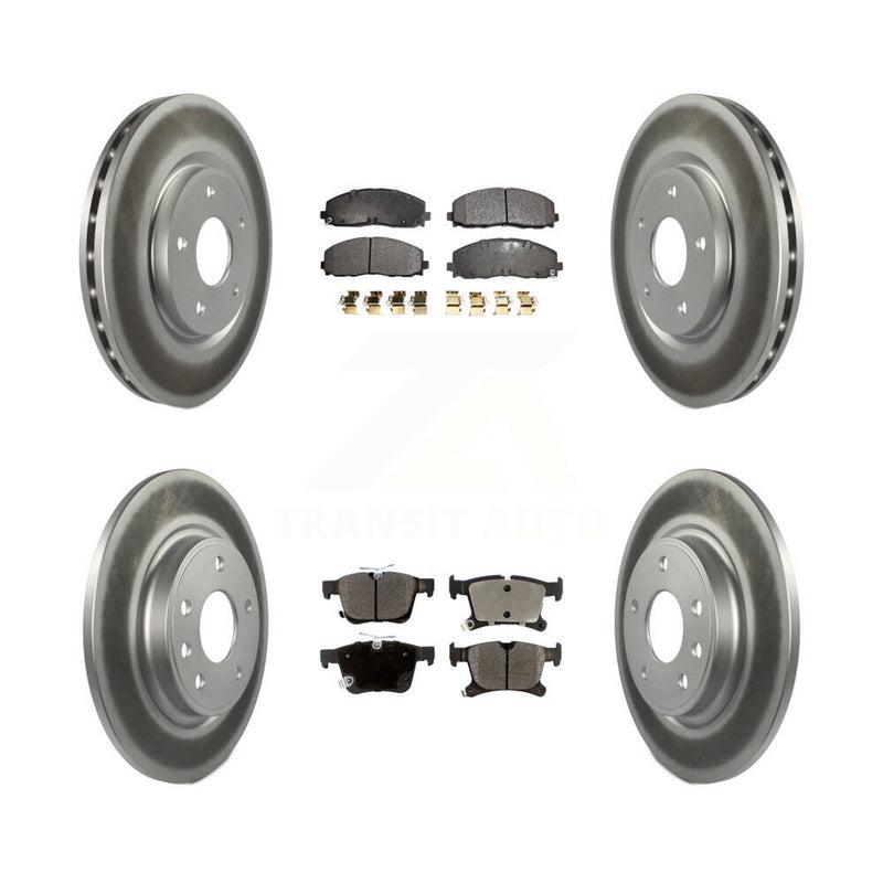 Transit Auto KGT-100796 Disc Brake Kit for 2017-2024 Chrysler Grand Caravan, Chrysler Voyager, Chrysler Pacifica - Front and Rear