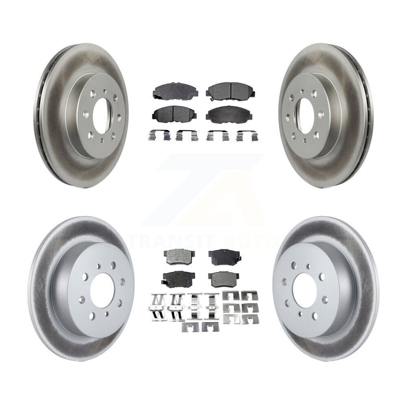 Transit Auto KGT-100802 Disc Brake Kit for 2001-2005 Honda Civic, Acura EL - Front and Rear