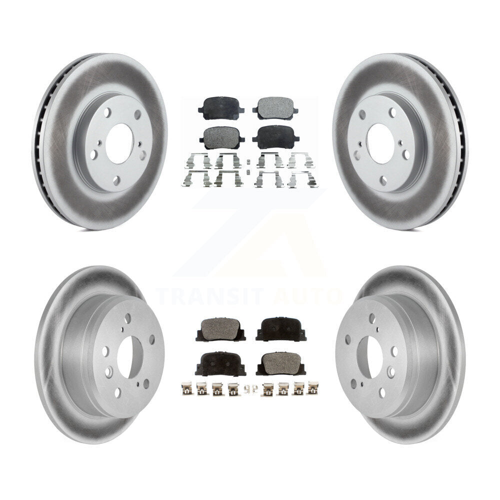 Transit Auto KGT-100806 Disc Brake Kit for 1999-2001 Lexus ES300, Toyota Camry - Front and Rear