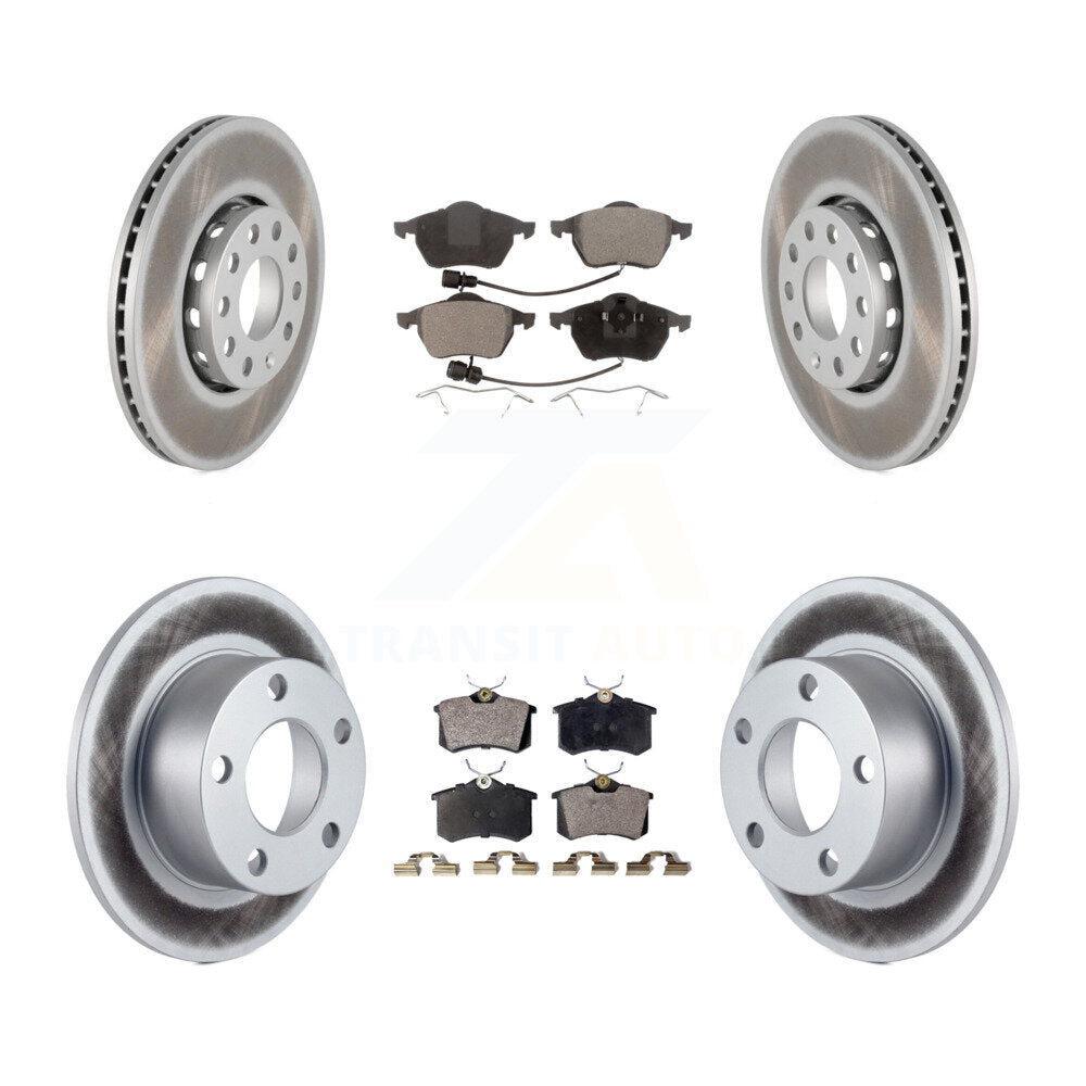 Transit Auto KGT-100812 Disc Brake Kit for 1998-1999 Audi A6 - Front and Rear