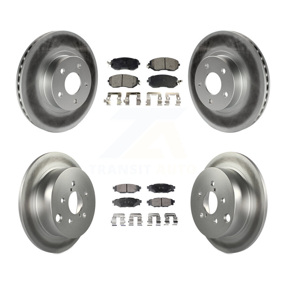 Transit Auto KGT-100826 Disc Brake Kit for 2012-2016 Subaru Impreza - Front and Rear