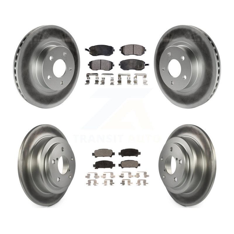 Transit Auto KGT-100831 Disc Brake Kit for 2002-2003 Subaru Impreza - Front and Rear