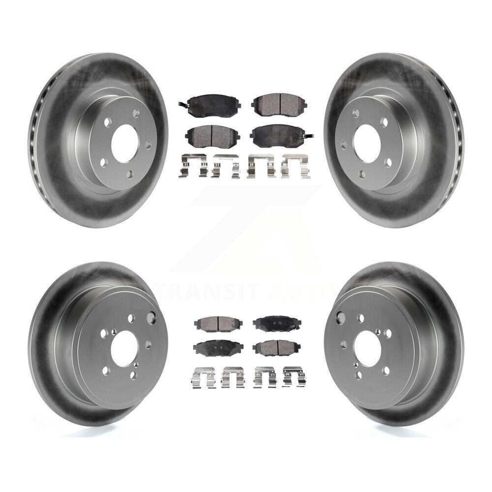 Transit Auto KGT-100834 Disc Brake Kit for 2008-2010 Subaru Impreza - Front and Rear