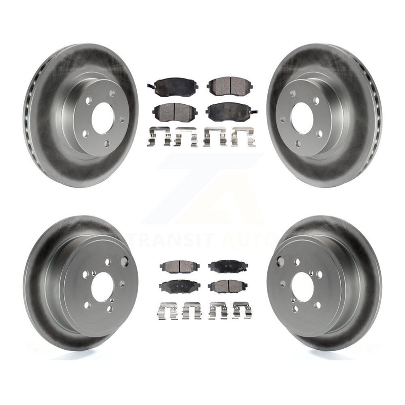 Transit Auto KGT-100834 Disc Brake Kit for 2008-2010 Subaru Impreza - Front and Rear