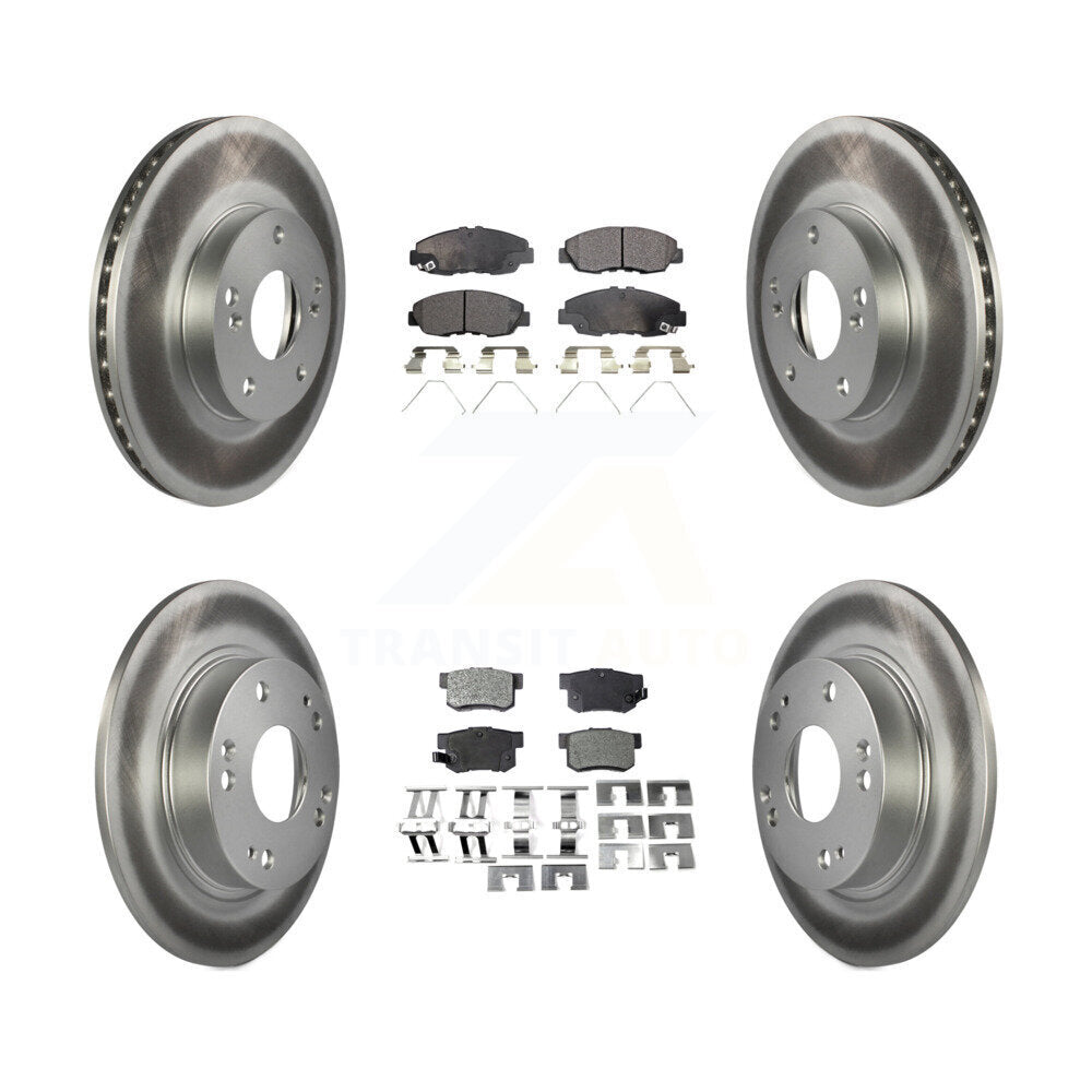 Transit Auto KGT-100837 Disc Brake Kit for 2014-2015 Honda Civic - Front and Rear