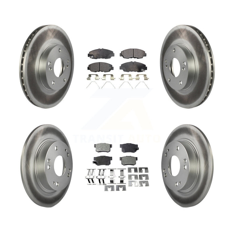Transit Auto KGT-100837 Disc Brake Kit for 2014-2015 Honda Civic - Front and Rear