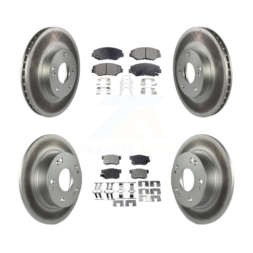 Transit Auto KGT-100840 Disc Brake Kit for 2003-2007 Honda Accord - Front and Rear