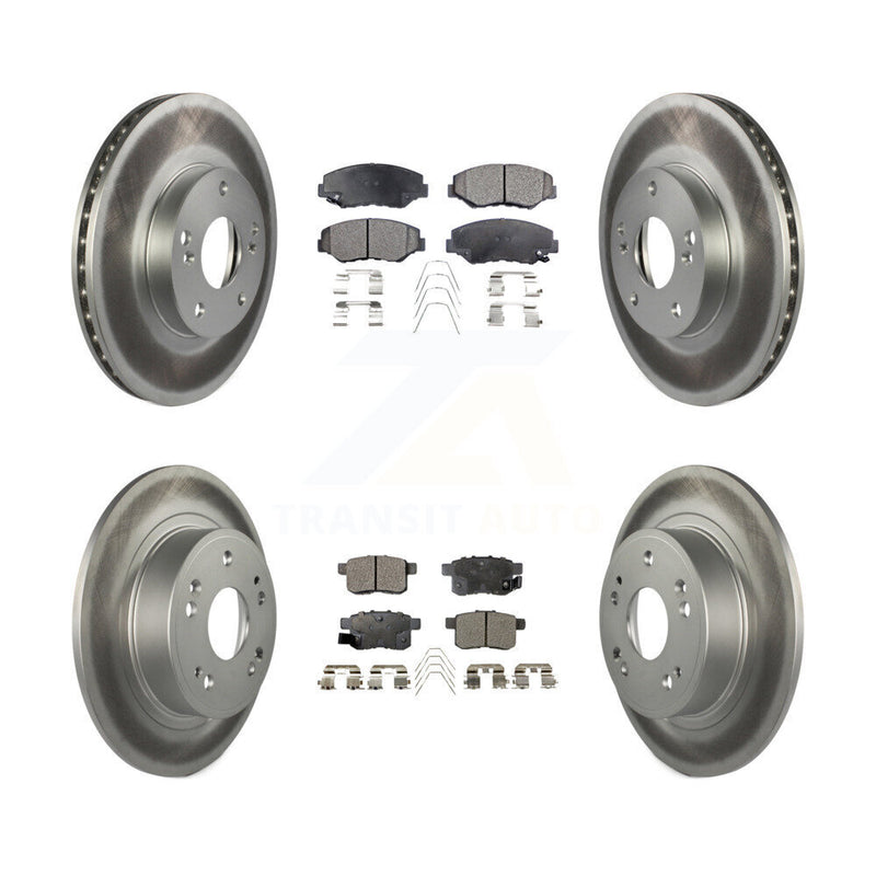 Transit Auto KGT-100843 Disc Brake Kit for 2008-2017 Honda Accord - Front and Rear