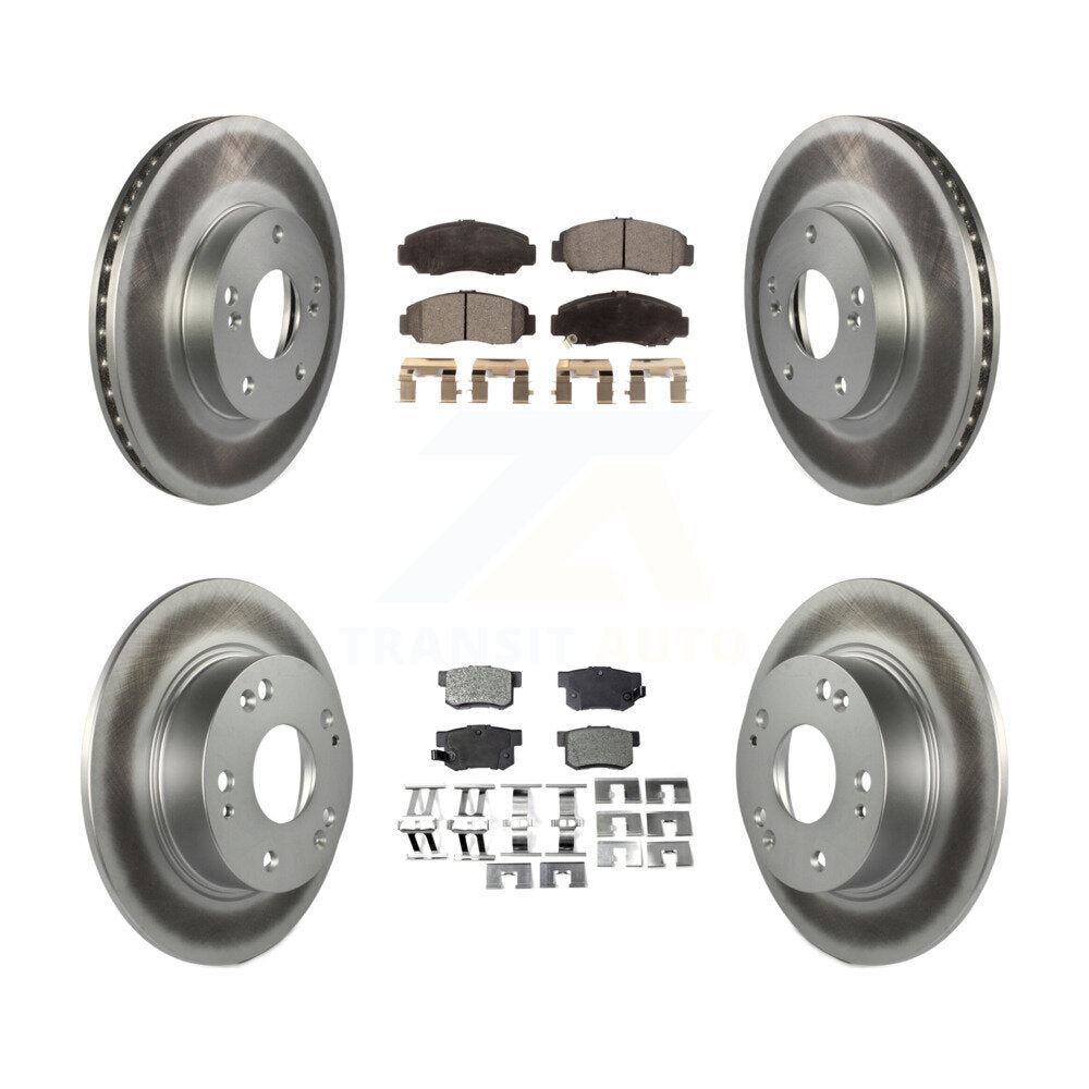 Transit Auto KGT-100845 Disc Brake Kit for 2003-2007 Honda Accord - Front and Rear