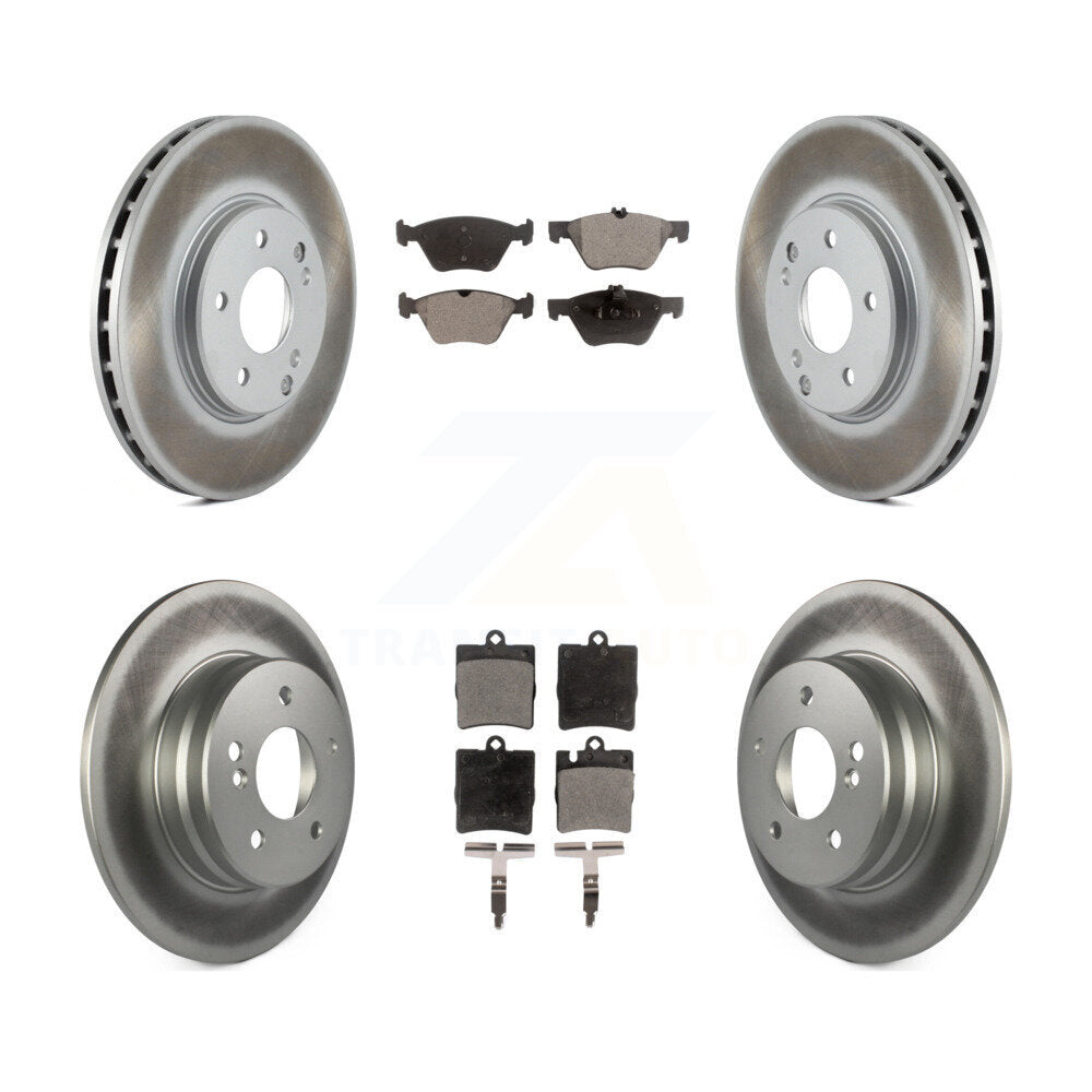 Transit Auto KGT-100847 Disc Brake Kit for 1996-2003 Mercedes-Benz CLK320, Mercedes-Benz CLK430 and More - Front and Rear