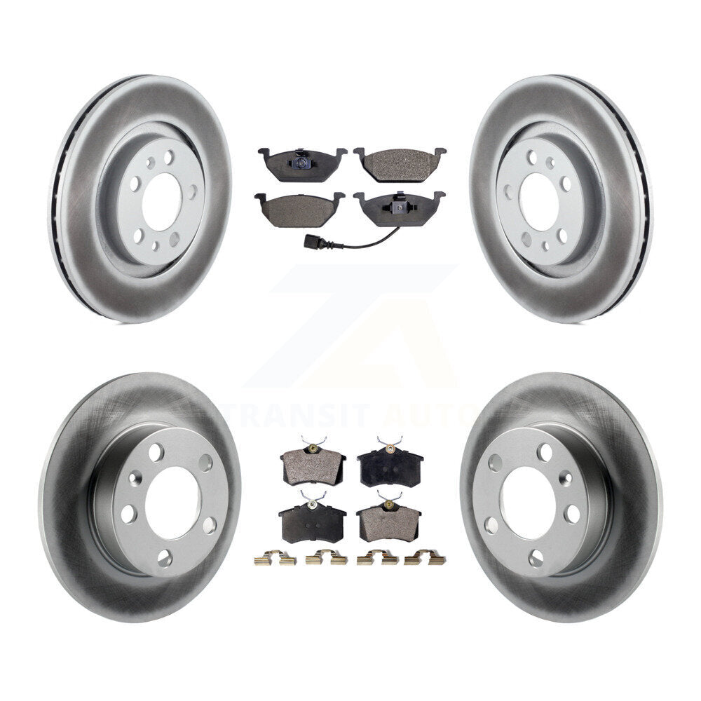 Transit Auto KGT-100851 Disc Brake Kit for 1998-2010 Volkswagen Golf City, Volkswagen Jetta City and More - Front and Rear