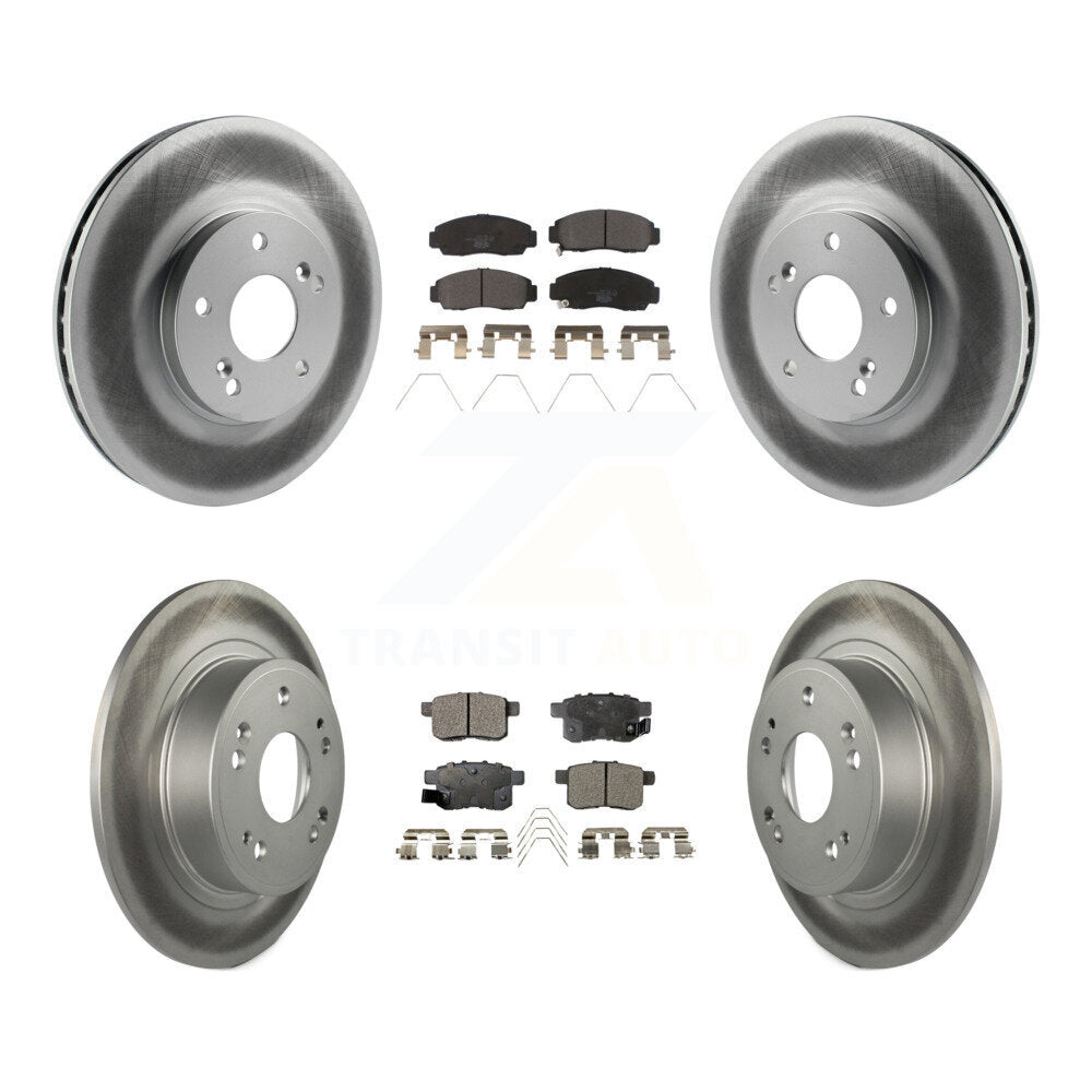 Transit Auto KGT-100854 Disc Brake Kit for 2010-2014 Honda Accord, Acura TSX - Front and Rear