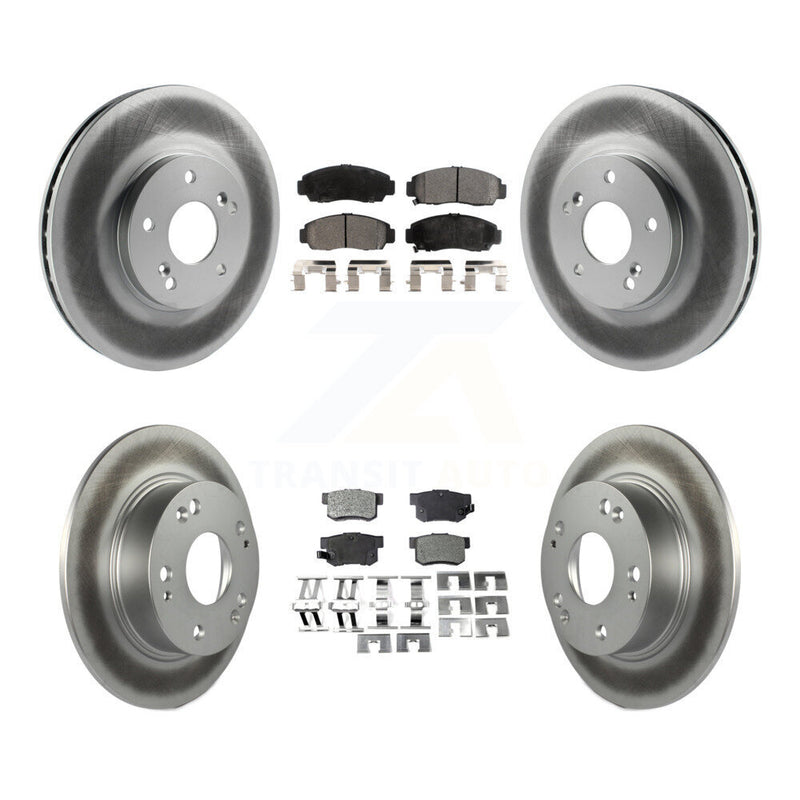 Transit Auto KGT-100855 Disc Brake Kit for 2003-2008 Honda Accord, Acura TSX - Front and Rear