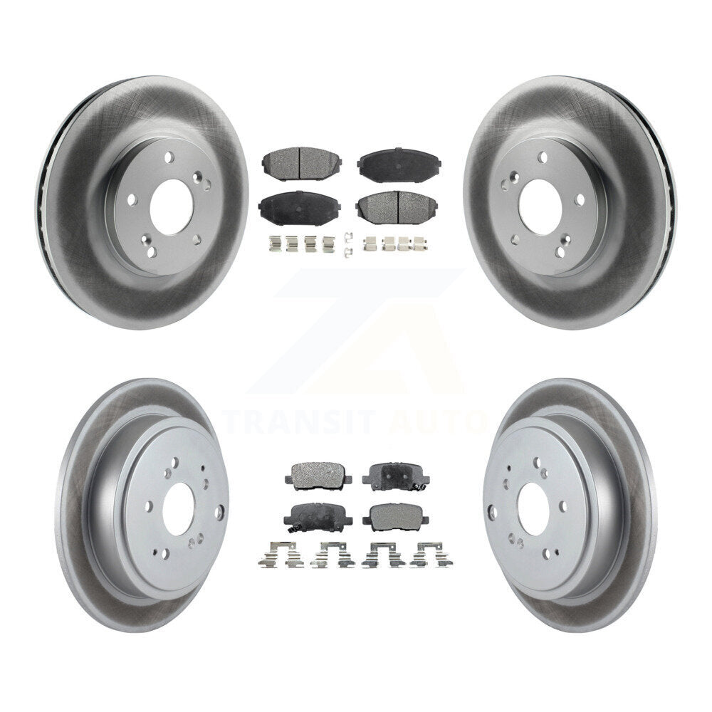 Transit Auto KGT-100858 Disc Brake Kit for 2001-2002 Acura MDX - Front and Rear