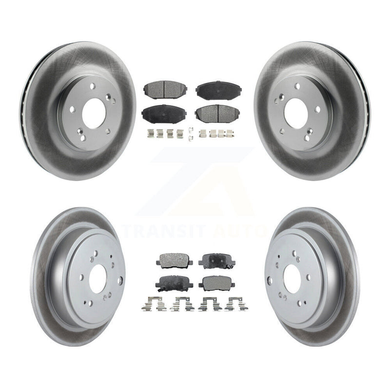 Transit Auto KGT-100858 Disc Brake Kit for 2001-2002 Acura MDX - Front and Rear