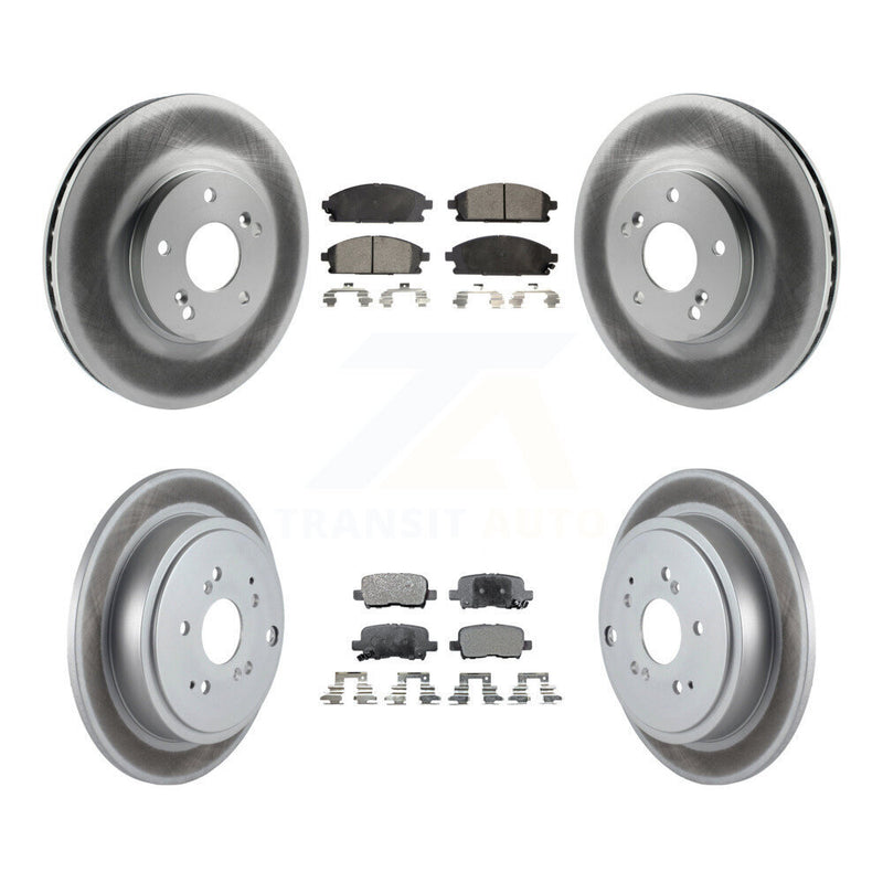 Transit Auto KGT-100860 Disc Brake Kit for 2003-2006 Acura MDX - Front and Rear