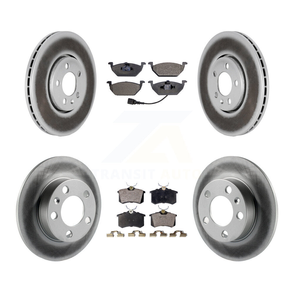 Transit Auto KGT-100863 Disc Brake Kit for 2000-2001 Volkswagen Golf - Front and Rear