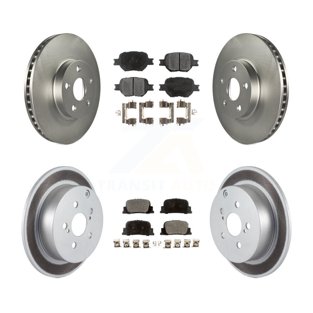 Transit Auto KGT-100869 Disc Brake Kit for 2005-2010 Scion tC - Front and Rear