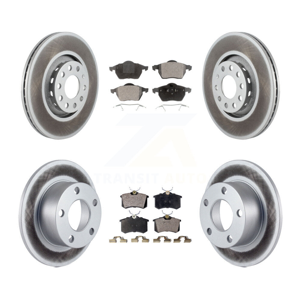 Transit Auto KGT-100871 Disc Brake Kit for 2000-2004 Audi A6 - Front and Rear