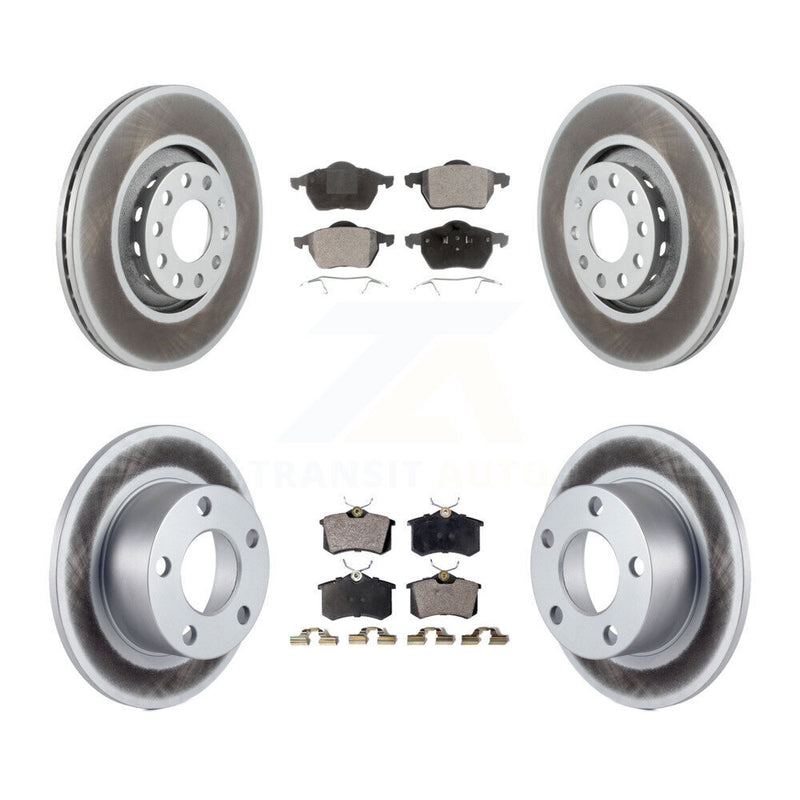 Transit Auto KGT-100871 Disc Brake Kit for 2000-2004 Audi A6 - Front and Rear