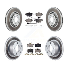 Transit Auto KGT-100873 Disc Brake Kit for 2000-2004 Audi A6 - Front and Rear